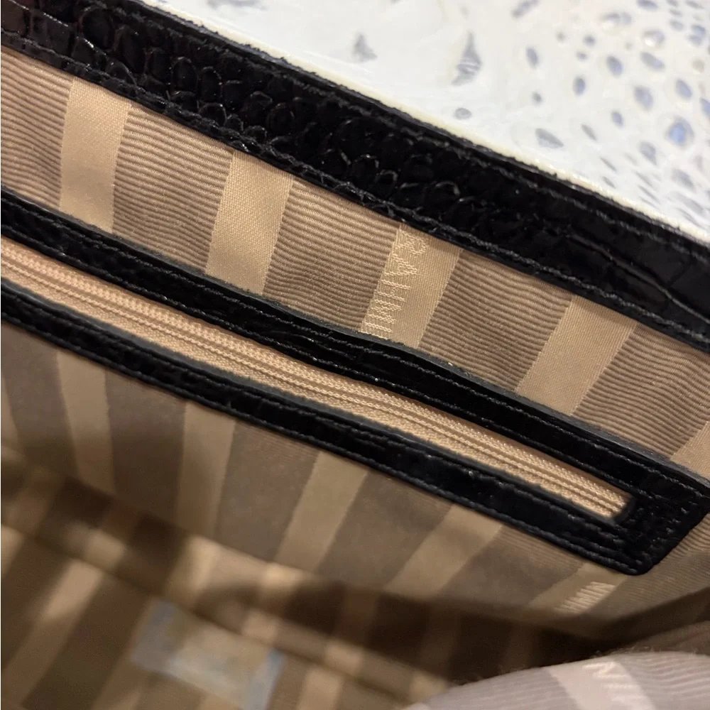 Brahmin Thea Halo Amado Crocodile & Snakeskin Embossed Leather - NWOT